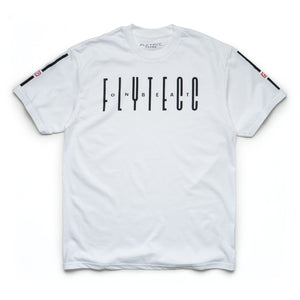 FLYTECC STRIPES TEE WHITE