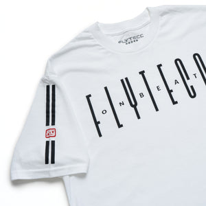 FLYTECC STRIPES TEE WHITE